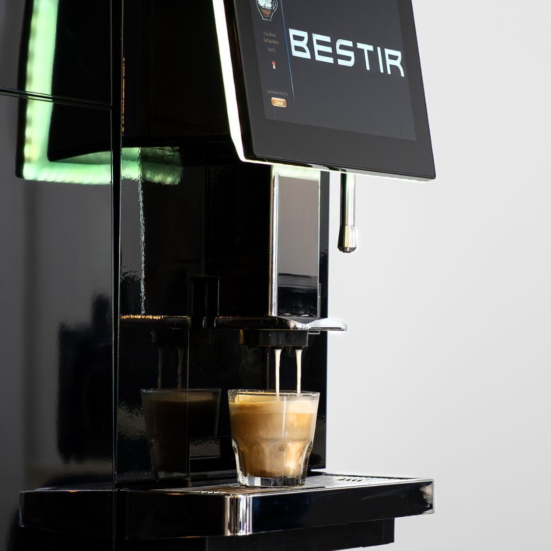 Bestir - BMC300 Dual Hopper Fresh Milk Bean To Cup Coffee Machine