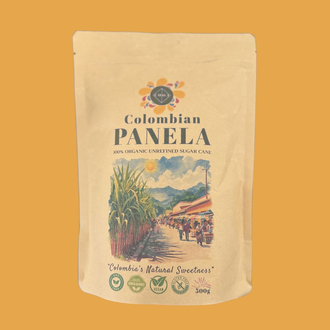 Colco Colombian Panela – Organic Unrefined Sugar Cane - 500g